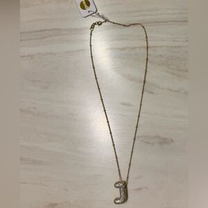 Sparkling Gold Initial Necklace